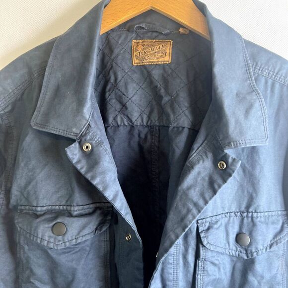 Jeremiah American Legacy Navy Snap Button Front Field Jacket Size XL - Picture 4 of 11